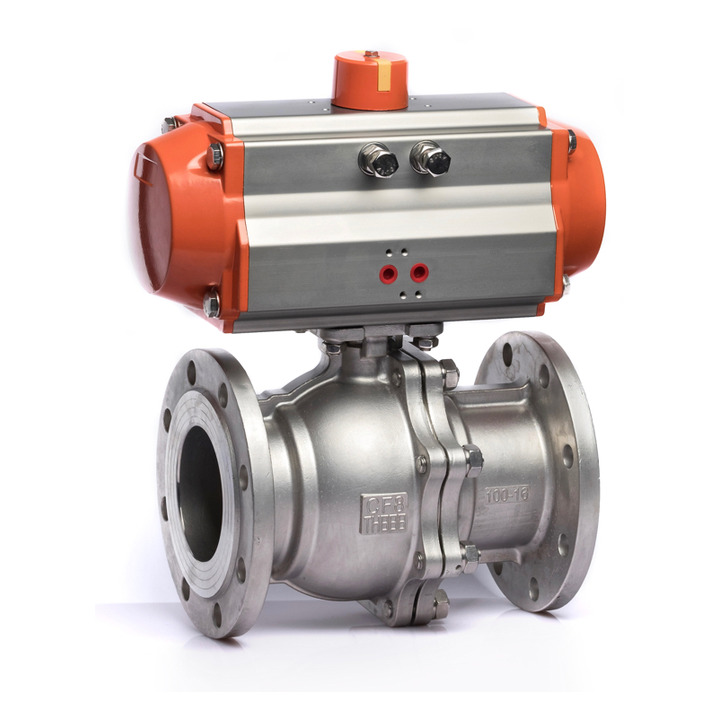 Pneumatic Flanged Ball Valve