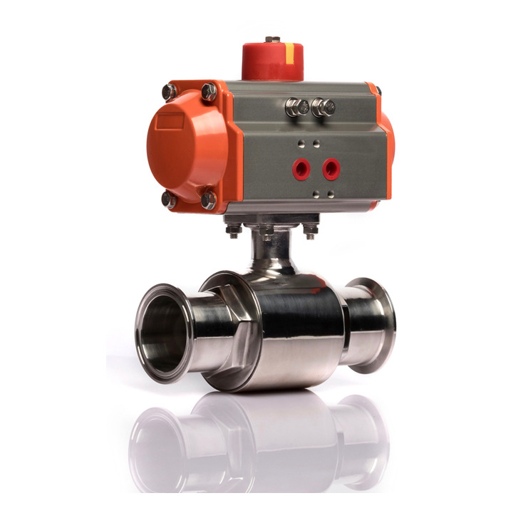 Pneumatic Quick Clamp Ball Valve