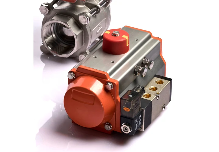 Kailing flanged pneumatic ball valve with actuator
