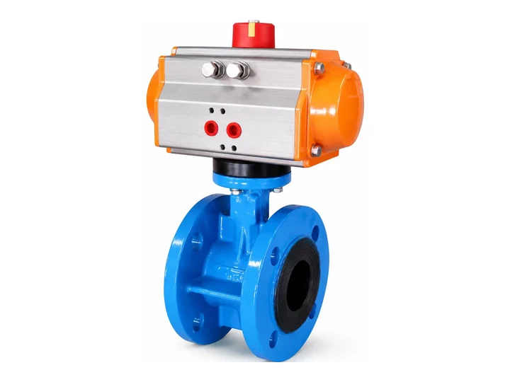 Pneumatic Flanged Butterfly Valve