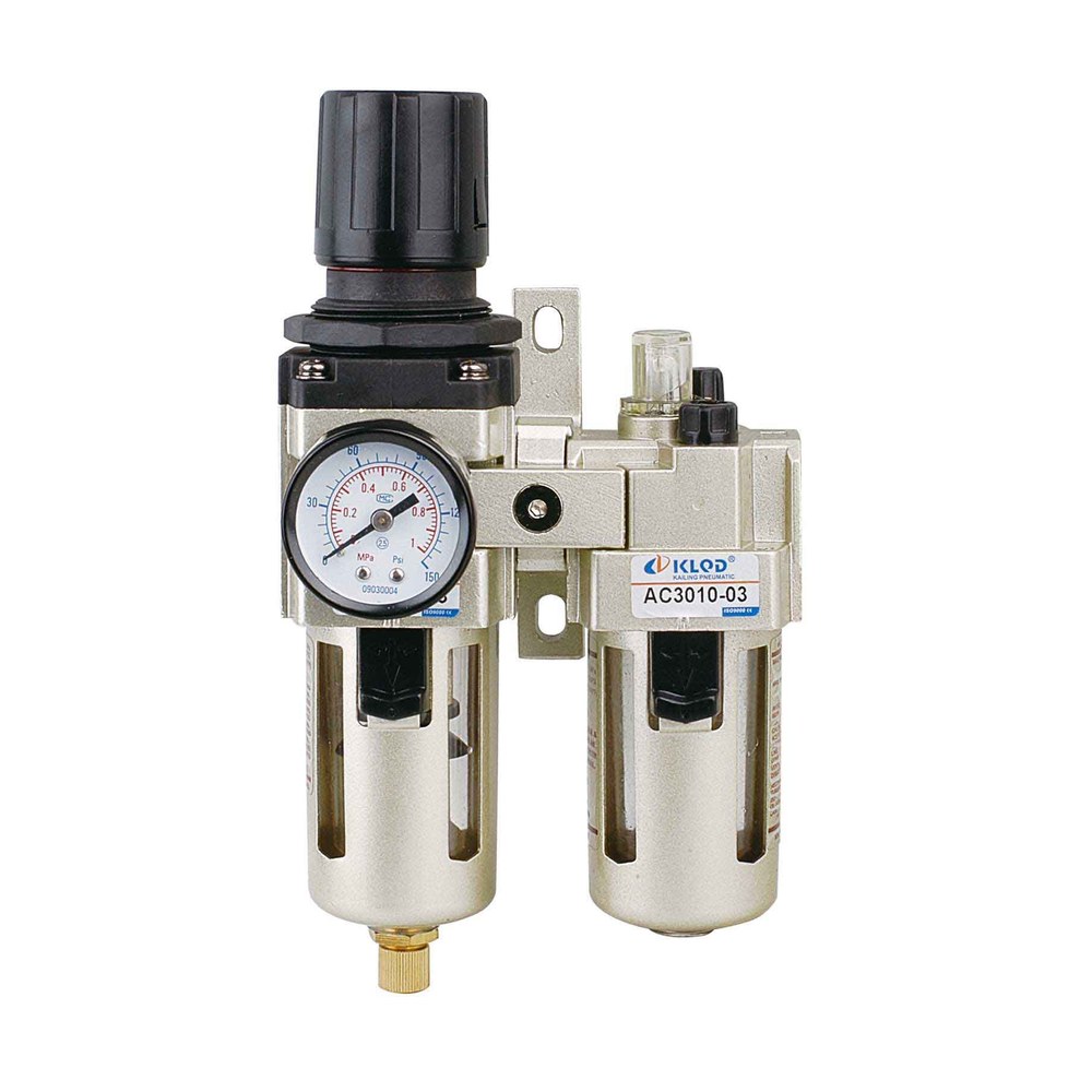 AC series filter regulator lubricator unit