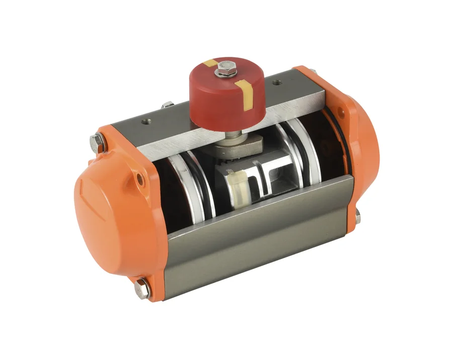 Kailing rack and pinion pneumatic actuator