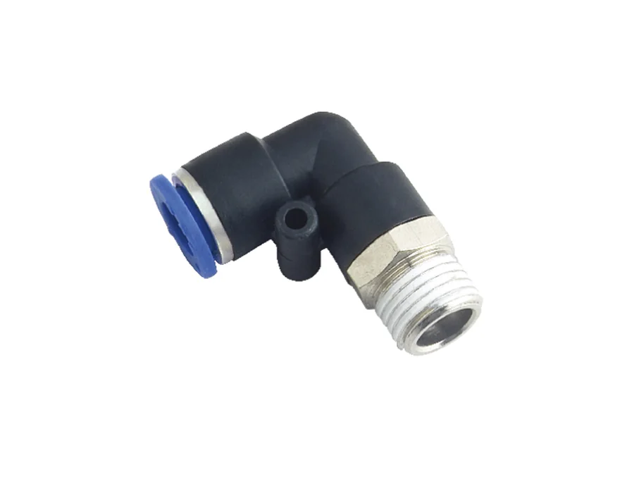 Pneumatic fittings used to connect compressed-air lines