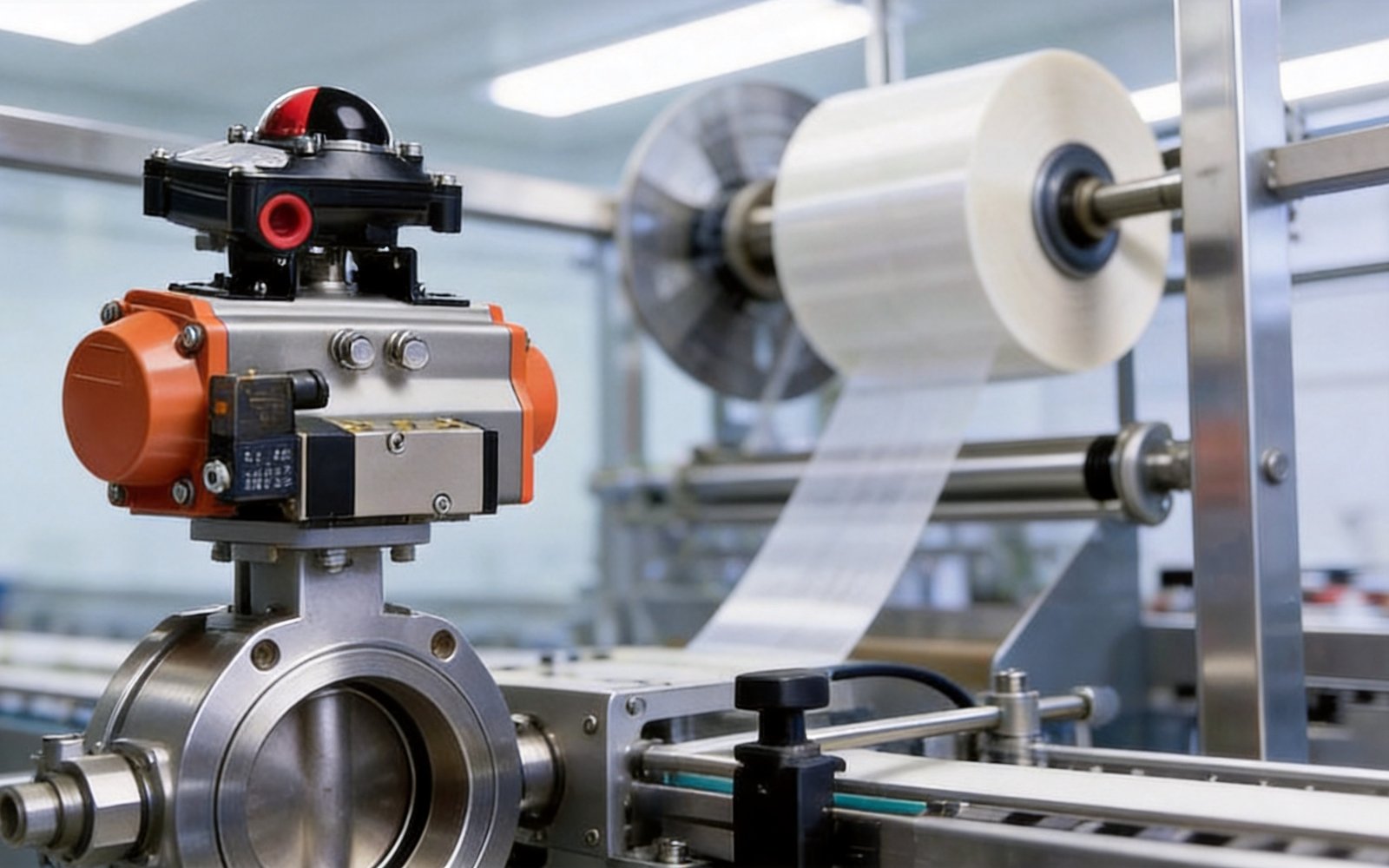 Namur-Standard Pneumatic Actuators for EU Packaging Machinery